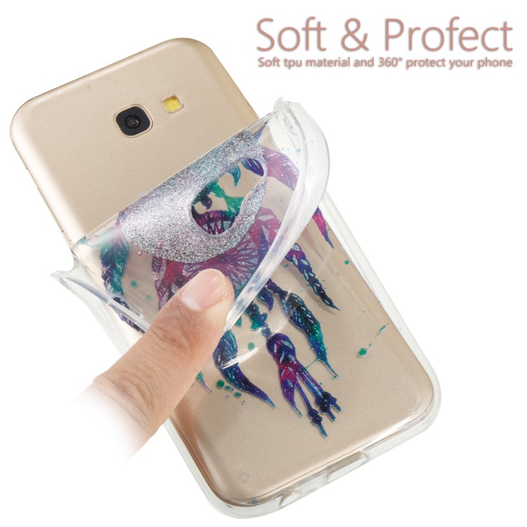 Glitter Powder IMD TPU Back Phone Shell for Samsung Galaxy A5 (2017) - Dream Catcher-6