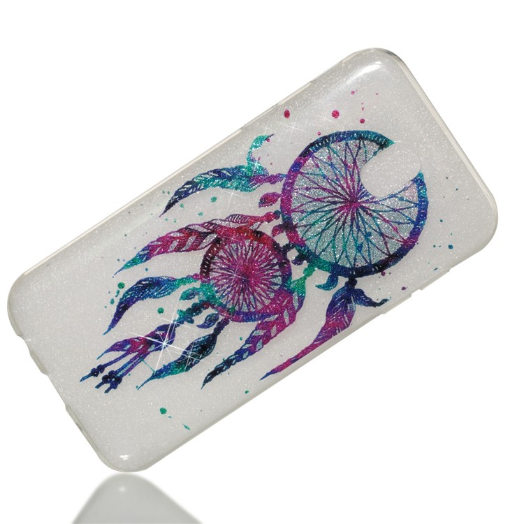 Clear IMD Glitter Powder Patterned TPU Cellphone Shell for Samsung Galaxy J5 Pro (2017) / J5 (2017) EU Version - Dream Catcher-3