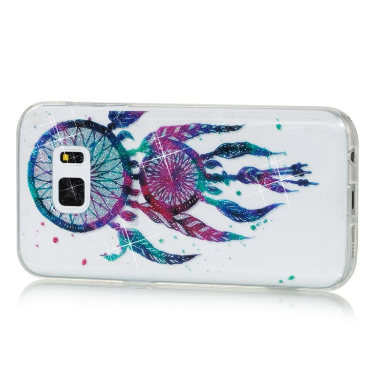 IMD Glitter Powder TPU Soft Case Shell for Samsung Galaxy S7 SM-G930 - Dream Catcher-2