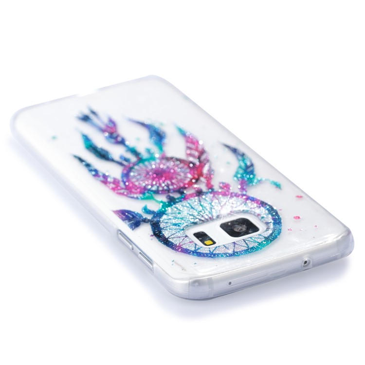 IMD Glitter Powder TPU Soft Case Shell for Samsung Galaxy S7 SM-G930 - Dream Catcher-5