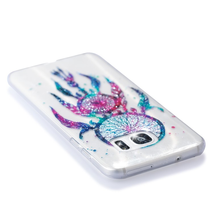 IMD Glitter Powder TPU Cell Phone Cover for Samsung Galaxy S7 edge SM-G935 - Dream Catcher-5