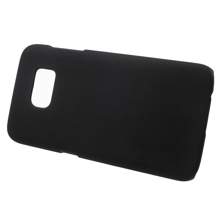 Rubberized Hard Plastic Case for Samsung Galaxy S7 - Black-2