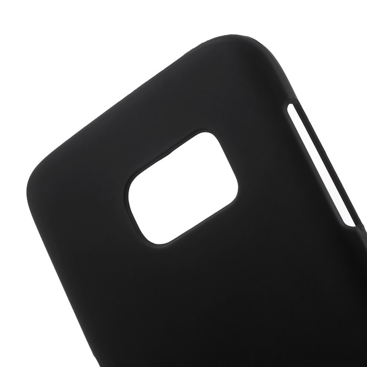 Rubberized Hard Plastic Case for Samsung Galaxy S7 - Black-5