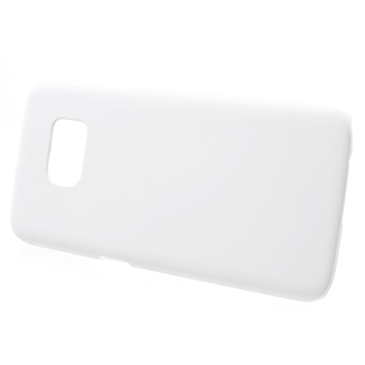 Rubberized Hard Shell Case for Samsung Galaxy S7 - White-2