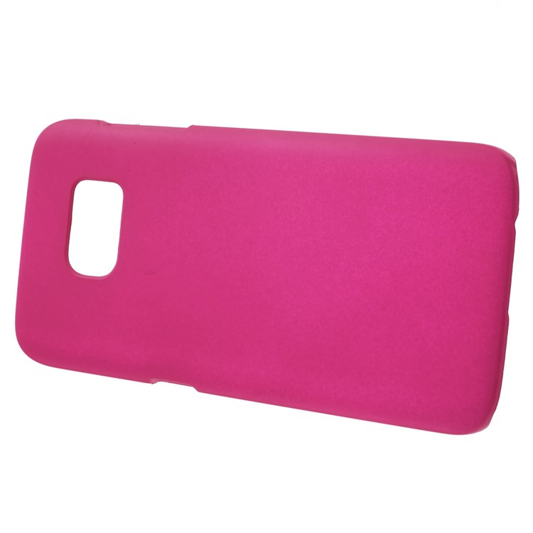 Rubberized Hard Phone Case for Samsung Galaxy S7 - Rose-2