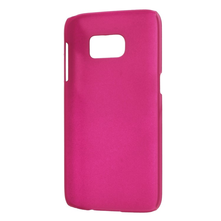 Rubberized Hard Phone Case for Samsung Galaxy S7 - Rose-3
