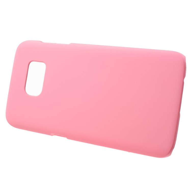 Rubberized Hard Cover Case for Samsung Galaxy S7 - Pink-2