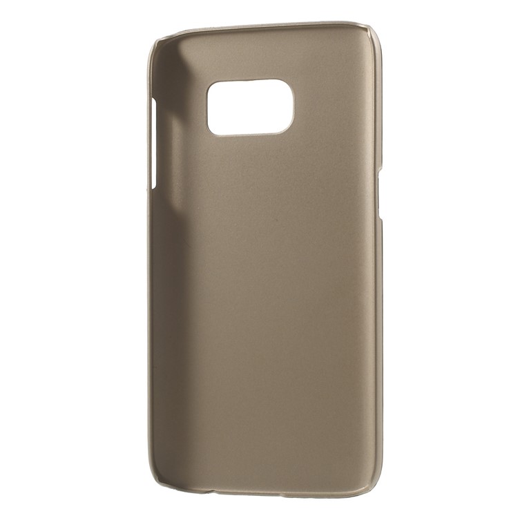 Rubberized Hard PC Case for Samsung Galaxy S7 - Champagne-3
