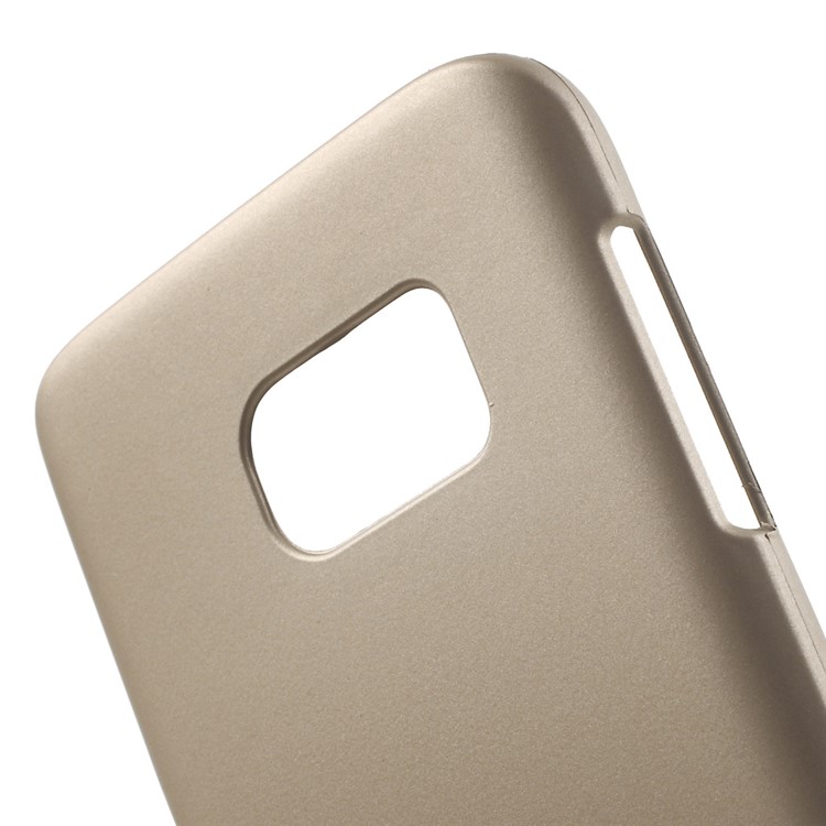 Rubberized Hard PC Case for Samsung Galaxy S7 - Champagne-5