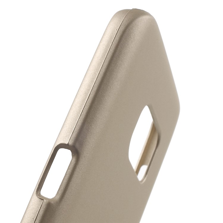 Rubberized Hard PC Case for Samsung Galaxy S7 - Champagne-6