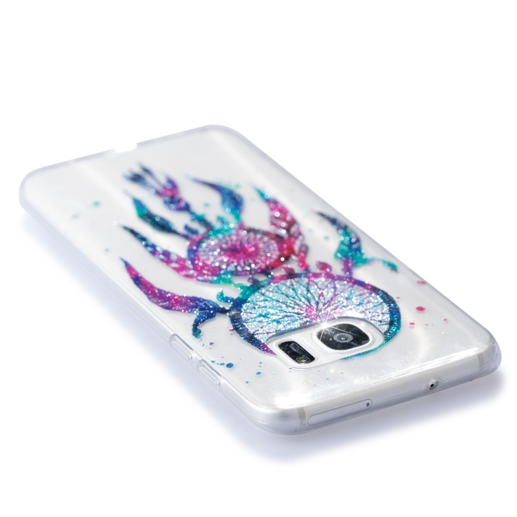 Clear IMD Glitter Powder Patterned TPU Phone Case for Samsung Galaxy S8 G950 - Dream Catcher-5
