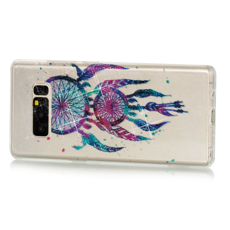 IMD Glitter Powder TPU Mobile Phone Cover for Samsung Galaxy Note 8 SM-N950 - Dream Catcher-3