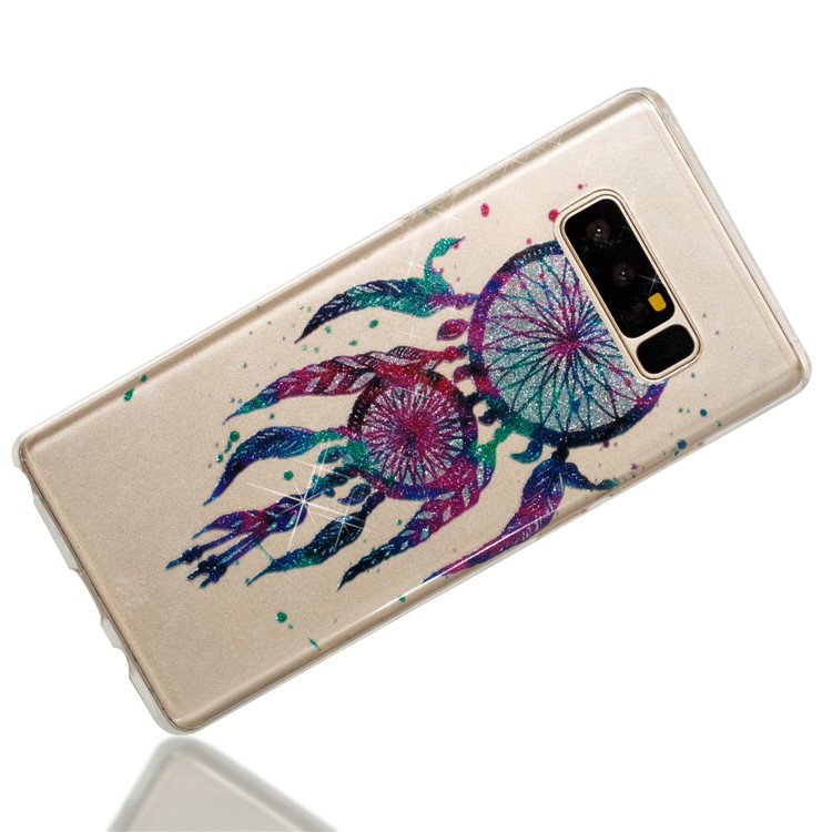 IMD Glitter Powder TPU Mobile Phone Cover for Samsung Galaxy Note 8 SM-N950 - Dream Catcher-5
