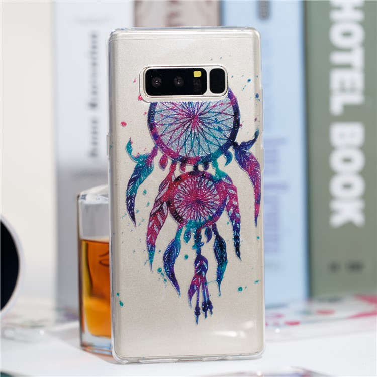 IMD Glitter Powder TPU Mobile Phone Cover for Samsung Galaxy Note 8 SM-N950 - Dream Catcher-7