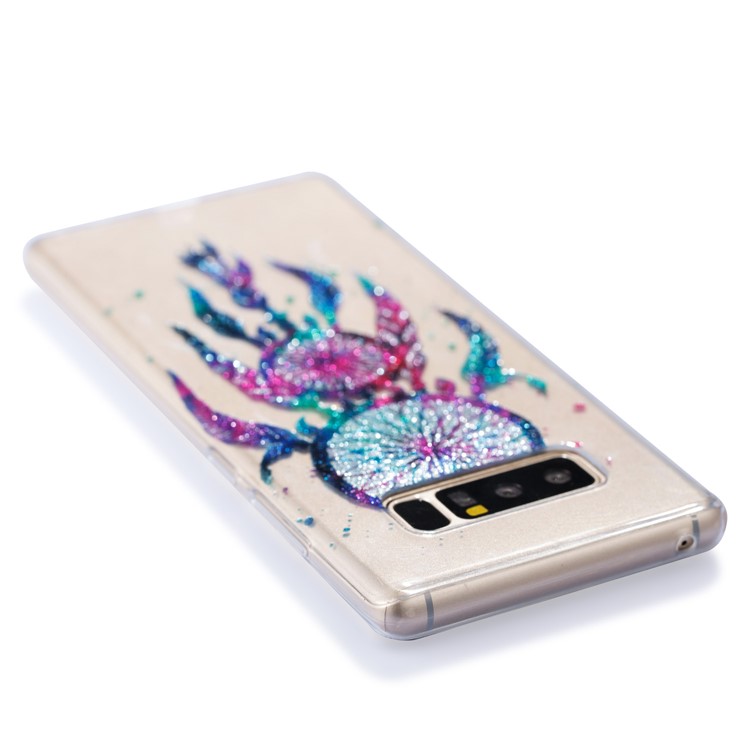 IMD Glitter Powder TPU Mobile Phone Cover for Samsung Galaxy Note 8 SM-N950 - Dream Catcher-9