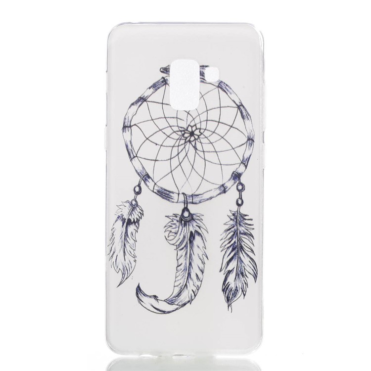 Pattern Printing Soft TPU Phone Case for Samsung Galaxy A8+ (2018) - Dream Catcher-1