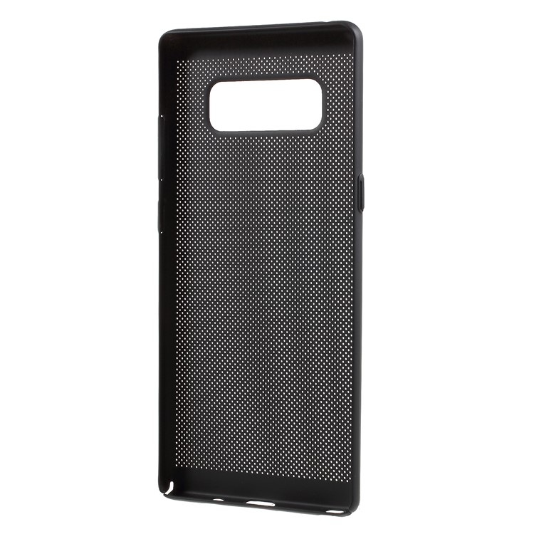 Hollow Mesh Hard Plastic Phone Cover for Samsung Galaxy Note 8 N950 - Black-6