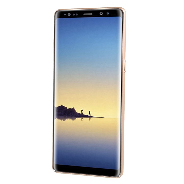 Hollow Mesh Hard Plastic Mobile Case for Samsung Galaxy Note 8 N950 - Gold-2
