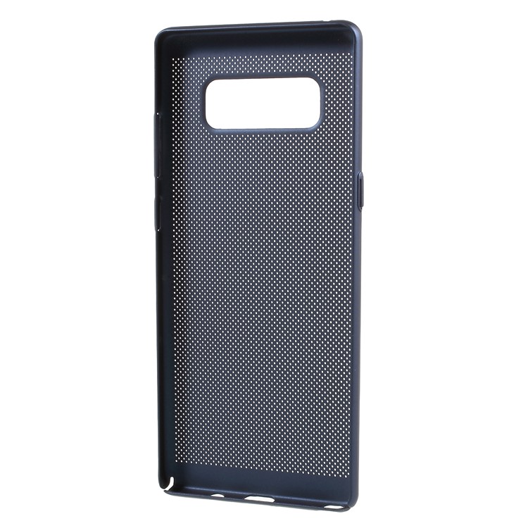Hollow Mesh Hard Plastic Mobile Cover for Samsung Galaxy Note 8 N950 - Dark Blue-4