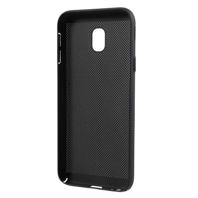 Hollow Mesh Heat Dissipation PC Cover for Samsung Galaxy J3 (2017) EU Version / Samsung Galaxy J3 Pro (2017) - Black-3