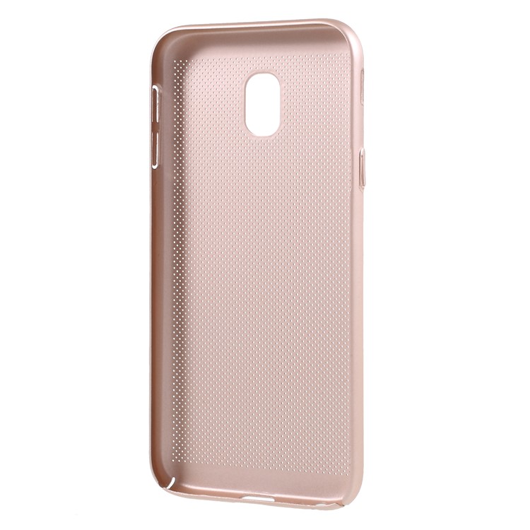 Hollow Mesh Heat Dissipation PC Shell for Samsung Galaxy J3 (2017) EU Version / Samsung Galaxy J3 Pro (2017) - Gold-3