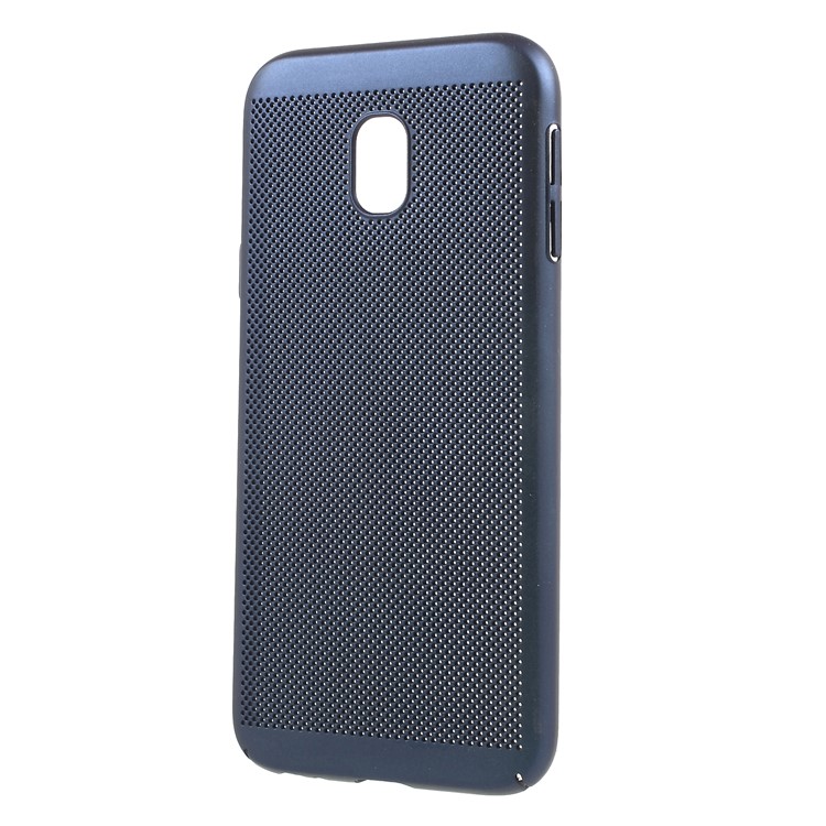 Hollow Mesh Heat Dissipation PC Mobile Phone Cover for Samsung Galaxy J3 (2017) EU Version / Samsung Galaxy J3 Pro (2017) - Dark Blue-2