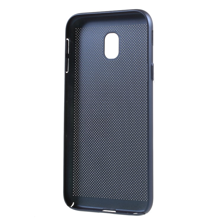Hollow Mesh Heat Dissipation PC Mobile Phone Cover for Samsung Galaxy J3 (2017) EU Version / Samsung Galaxy J3 Pro (2017) - Dark Blue-3