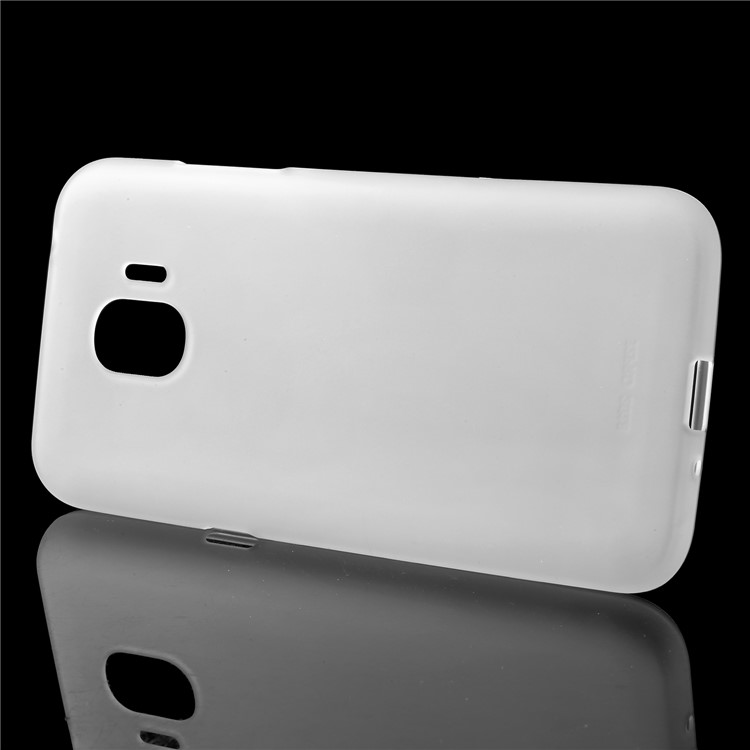 Double-sided Matte TPU Cover for Samsung Galaxy J2 Pro 2018 - White-2
