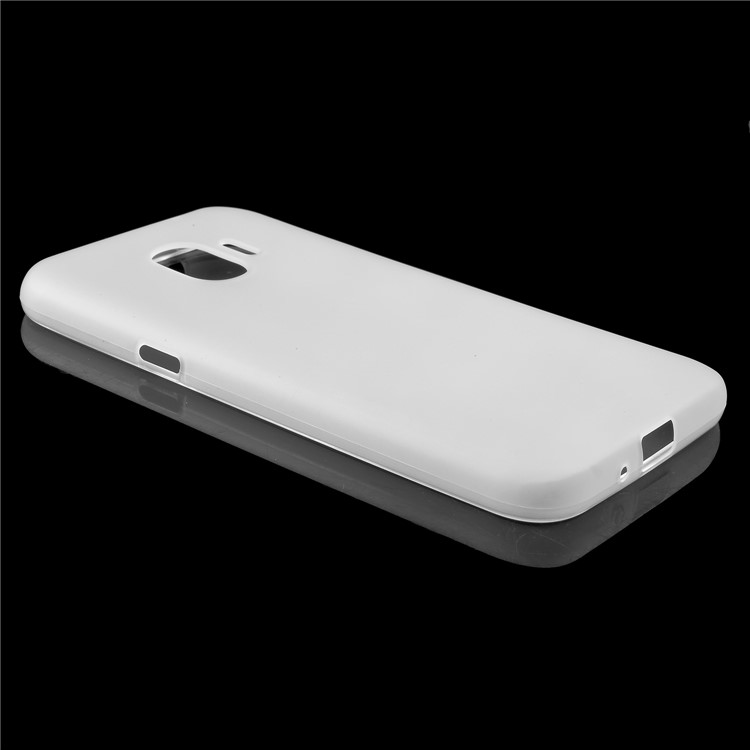 Double-sided Matte TPU Cover for Samsung Galaxy J2 Pro 2018 - White-3