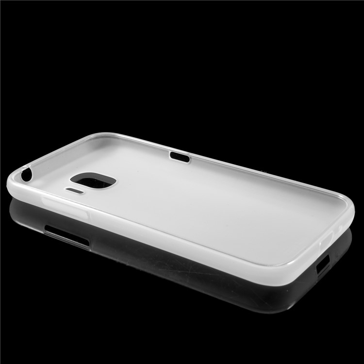 Double-sided Matte TPU Cover for Samsung Galaxy J2 Pro 2018 - White-4