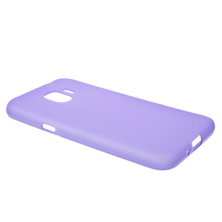 Double-sided Matte TPU Cell Phone Case for Samsung Galaxy J2 Pro 2018 - Purple-2