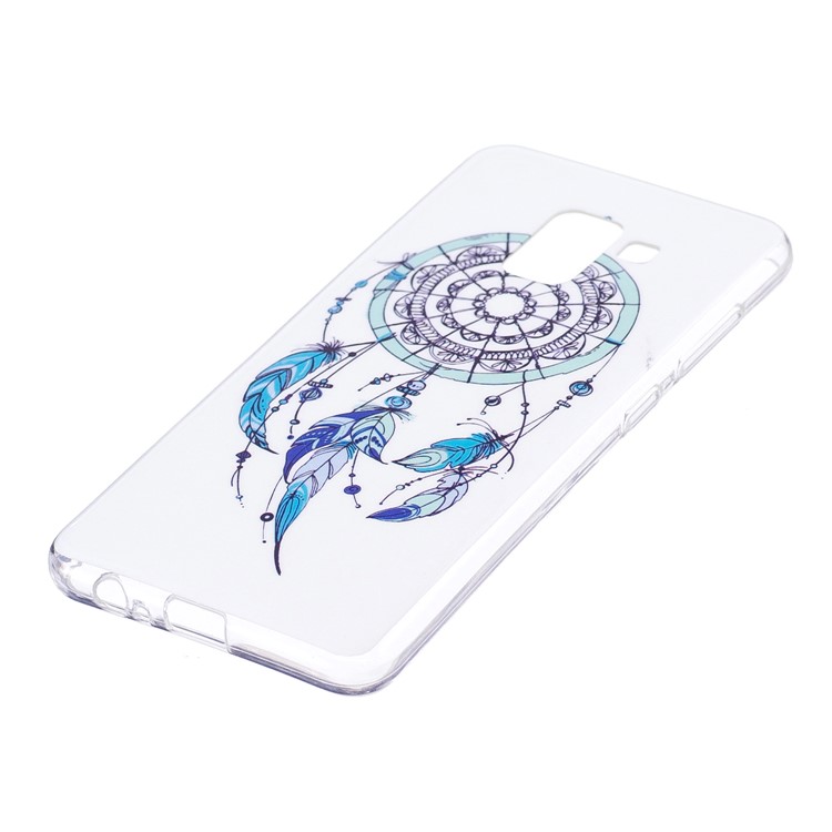 Luminous Glow Pattern Printing TPU Mobile Phone Cover for Samsung Galaxy A8 (2018) - Dream Catcher-2