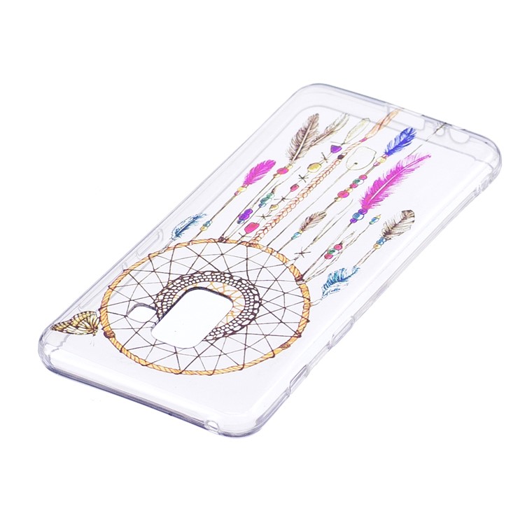 Pattern Printing TPU Case for Samsung Galaxy A8 (2018) - Dream Catcher-3