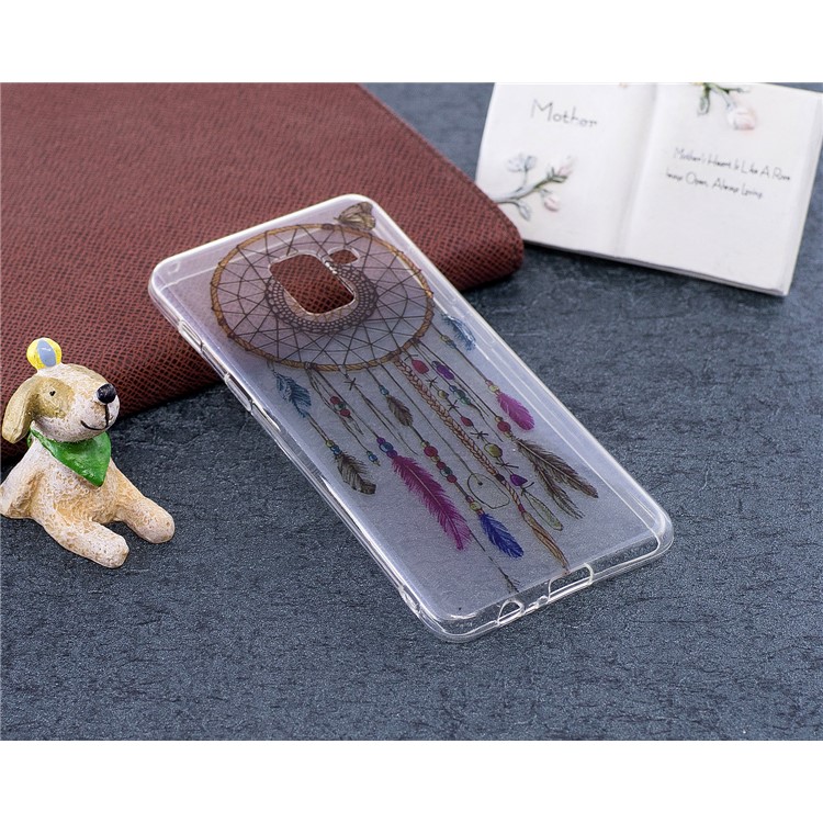Pattern Printing TPU Case for Samsung Galaxy A8 (2018) - Dream Catcher-4