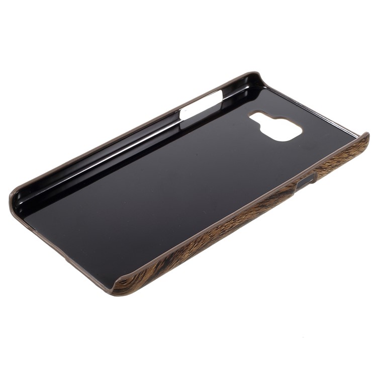 Wood PU Leather Skin Hard Case for Samsung Galaxy A5 SM-A510F (2016)-3