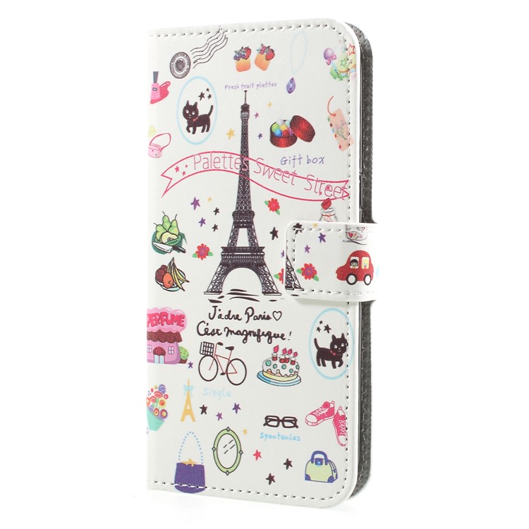 For Samsung Galaxy J2 Pro 2018 Wallet PU Leather Stand Mobile Phone Protection Case - Palettes Sweet Street-3