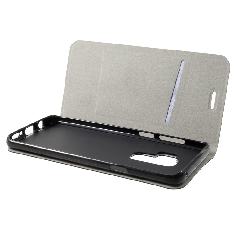 Cross Pattern Leather Card Holder Phone Case (Built-in Steel Sheet) for Samsung Galaxy S9 Plus G965 - Black-5