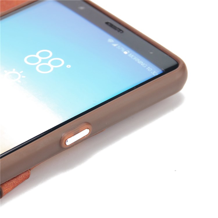 2-in-1 Zipper Pocket Leather Wallet Case + Movable TPU Phone Casing for Samsung Galaxy Note 8 N950 - Brown-12