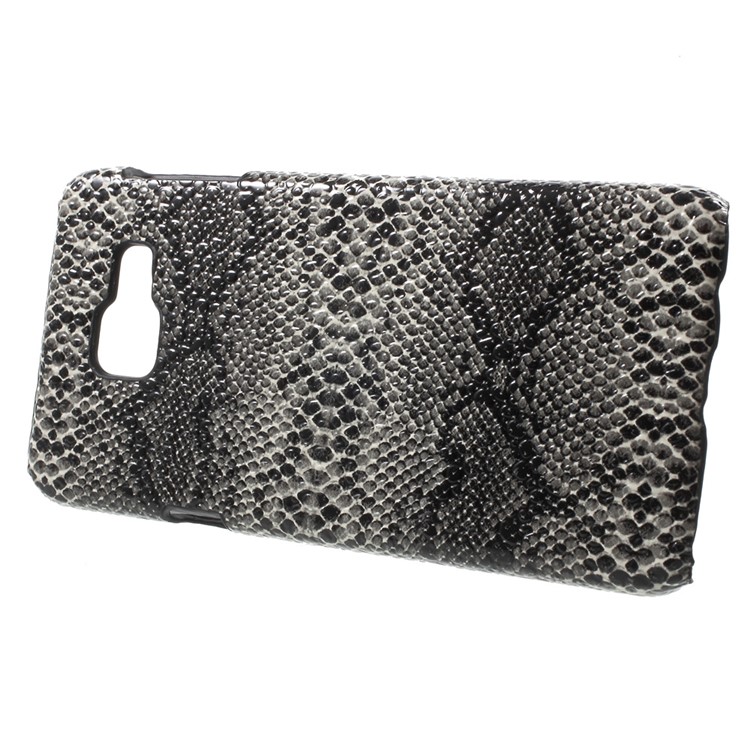 Snake Texture PU Leather Skin Hard Cover for Samsung Galaxy A3 SM-A310F (2016) - Black-2