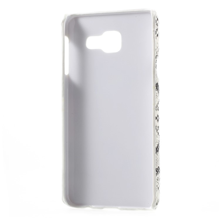 Snake Texture PU Leather Skin Hard Back Case for Samsung Galaxy A3 SM-A310F (2016) - White-3