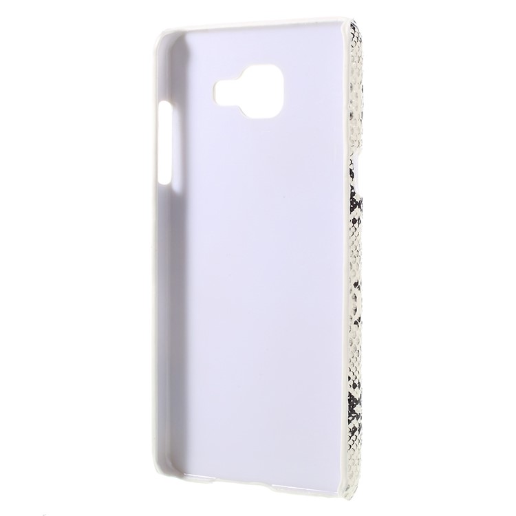 Snake Texture PU Leather Skin PC Case for Samsung Galaxy A5 SM-A510F (2016) - White-2