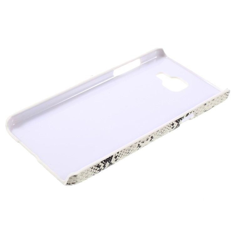 Snake Texture PU Leather Skin PC Case for Samsung Galaxy A5 SM-A510F (2016) - White-3