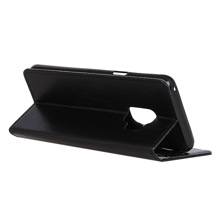 Crazy Horse Wallet Stand Leather Cover for Samsung Galaxy S9 G960 - Black-5
