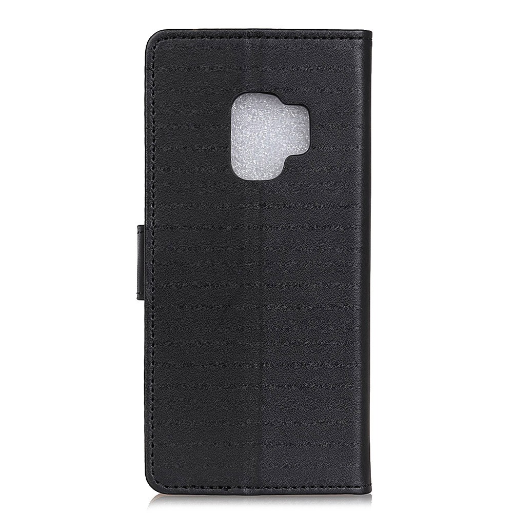 For Samsung Galaxy S9 G960 Folio Flip Stand Wallet Leather Case - Black-2