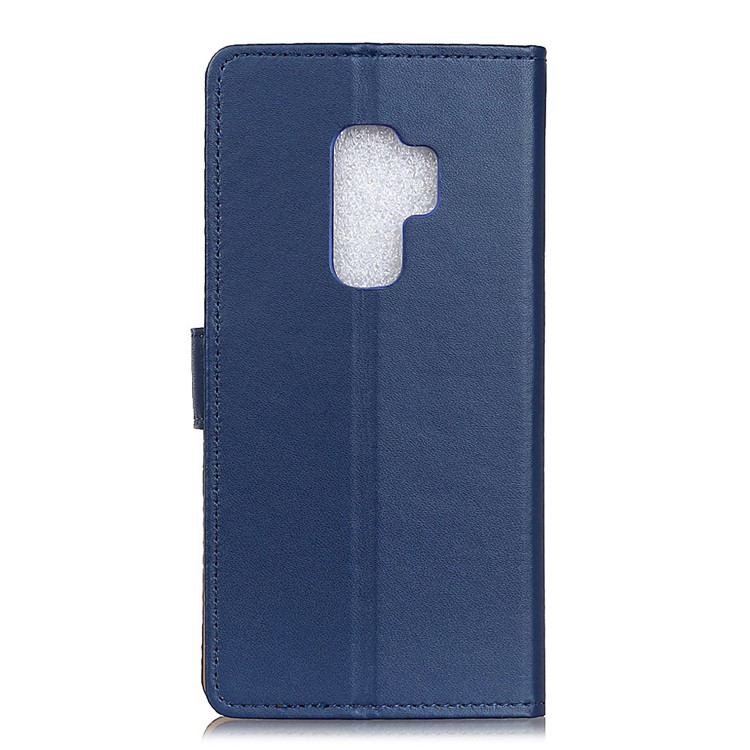 For Samsung Galaxy S9+ G965 PU Leather Wallet Mobile Case with Stand - Dark Blue-2
