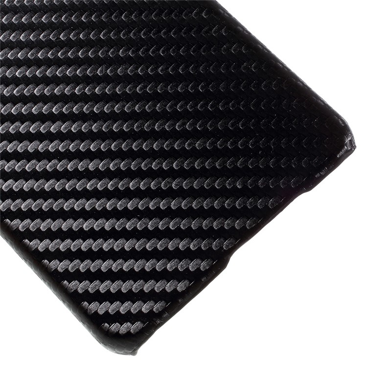 Carbon Fiber Leather Skin Hard Cover for Samsung Galaxy A5 SM-A510F (2016) - Black-5