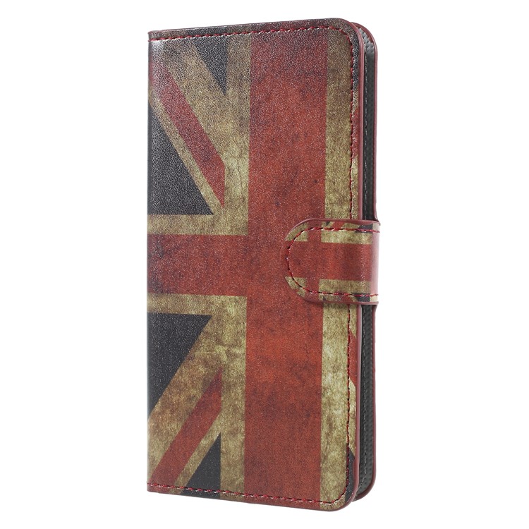 Water Transfer Printing Stand Leather Case Cover for Samsung Galaxy J2 Pro 2018 - Retro UK Flag-3