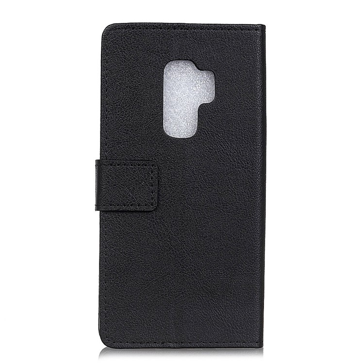 Wallet Leather Stand Case for Samsung Galaxy S9+ G965 - Black-2