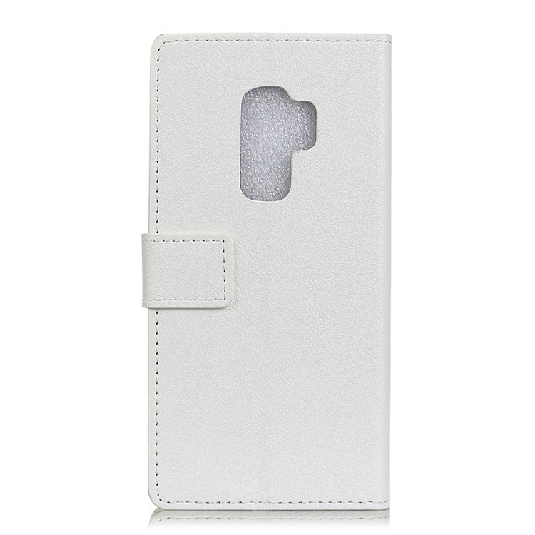Wallet Leather Stand Cover for Samsung Galaxy S9+ G965 - White-2