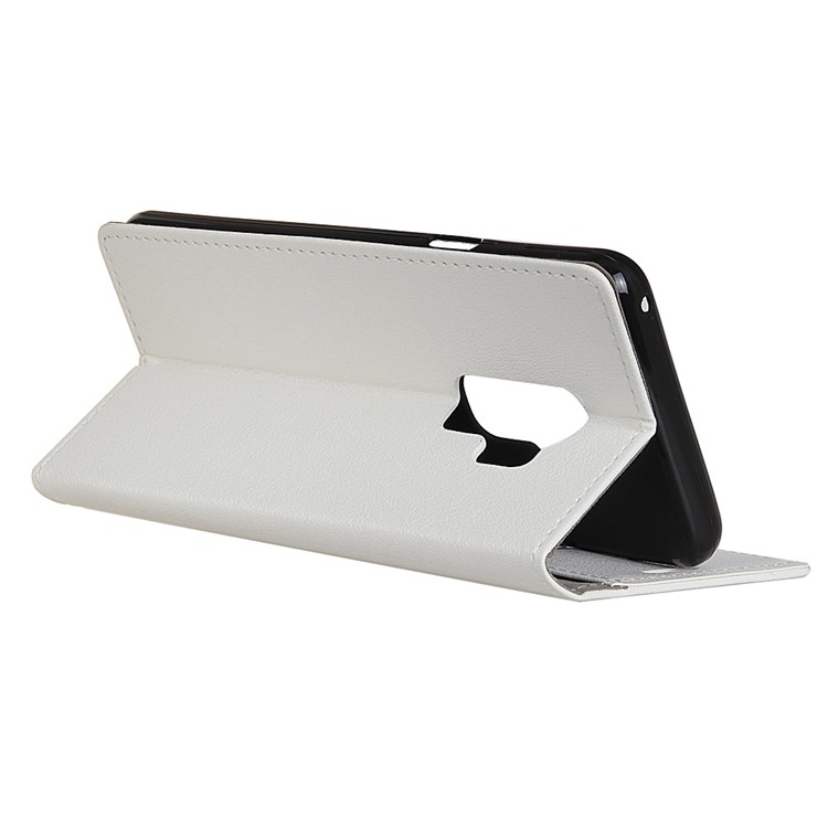 Wallet Leather Stand Cover for Samsung Galaxy S9+ G965 - White-4